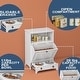 preview thumbnail 6 of 35, Roomfitters Dog Feeding Station with 2 Elevated Dog Bowls, Tilt Out Pet Feeding Cabinet Station