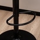 preview thumbnail 27 of 51, Glitzhome Set of 3 Mid-Century Modern Adjustable Swivel Bar Stools - Set of 3