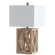 preview thumbnail 6 of 4, SAFAVIEH Lighting 25-inch Turner LED Table Lamp (Set of 2) - 13"W x 13"D x 25"H