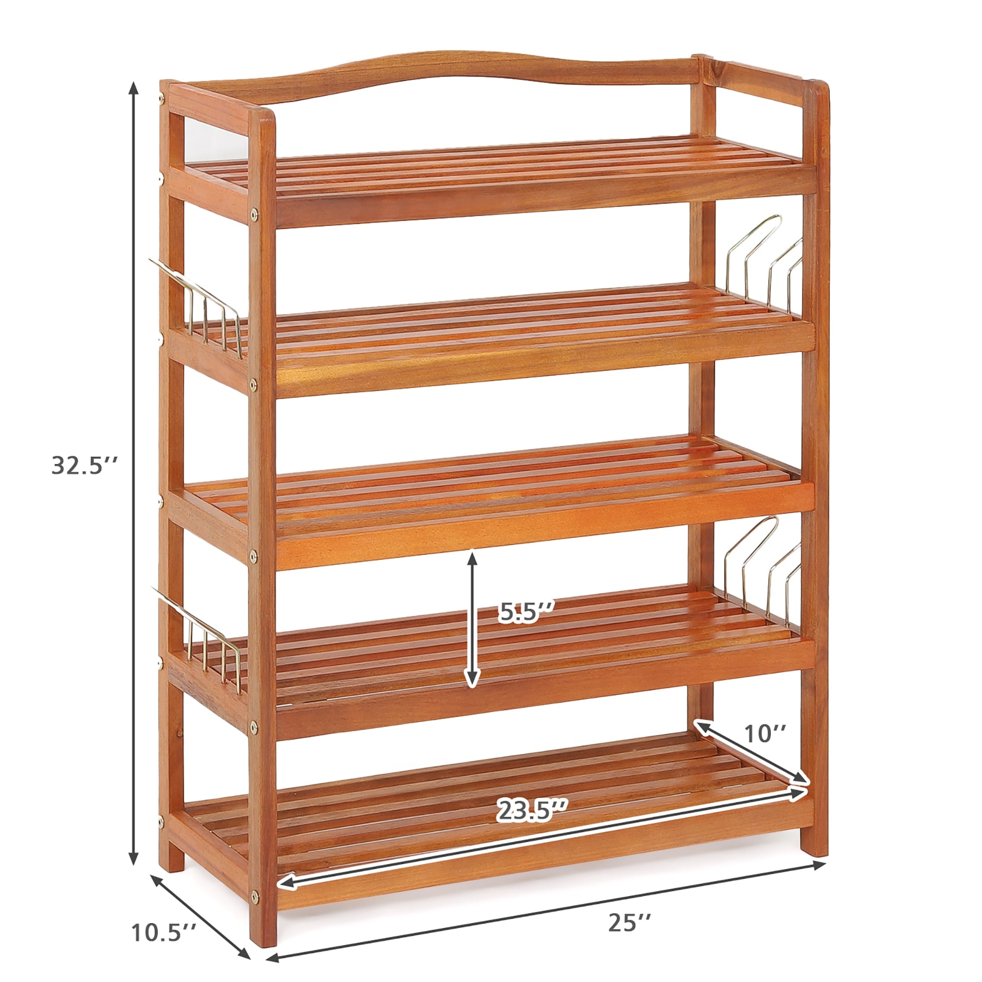Livzing 5-Tier Collapsible Multipurpose Folding Bamboo Wooden Shoe Rack  Household Holder Storage Shelf Installation-Free Organizer Solid Wood  Collapsible Shoe Stand Price in India - Buy Livzing 5-Tier Collapsible  Multipurpose Folding Bamboo Wooden