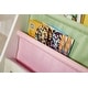 preview thumbnail 9 of 7, Kids Funnel Charlie White Kids Wooden Canvas Sling Magazine Bookcase
