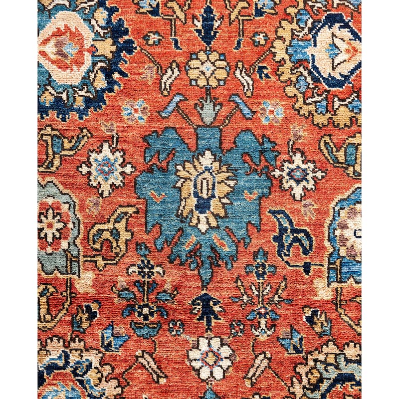 Serapi One-of-a-Kind Hand-Knotted Area Rug - Red - 8' 11" x 11' 10"