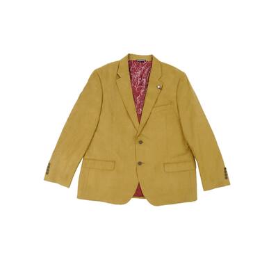 Nautica Men's Modern-Fit Faux-Suede Sport Coat (44R, Camel)