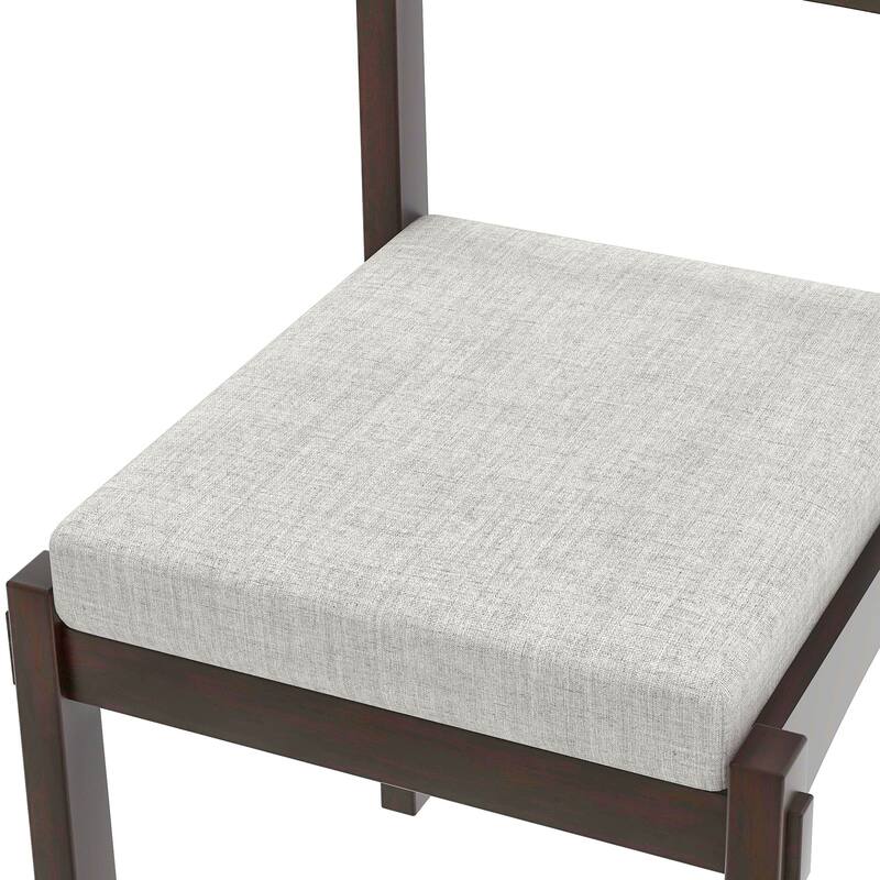 7-Piece Dining Table Set for 6, Wood Kitchen Table Set with Upholstered Chairs & Diagonal Pattern Tabletop