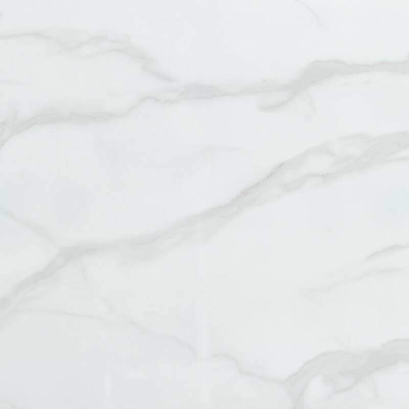 Modern Minimalist Coffee Table. Tempered Glass With Stickers Tabletop,En Mdf Pillars