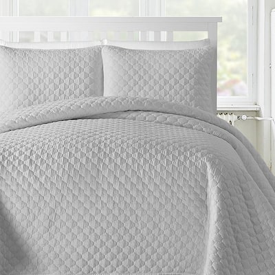 Kotter Home Ogee Diamond Quilt Bedding Set