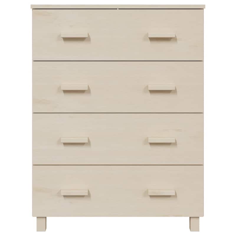 vidaXL Sideboard Buffet Console Cabinet for Kitchen HAMAR Solid Wood Pine - 31.1"x15.7"x40.7"