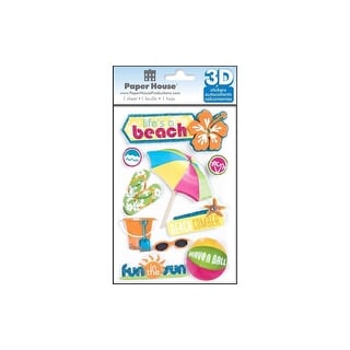 Shop Stdm 0028 Paper House Sticker 3d Life S A Beach Overstock