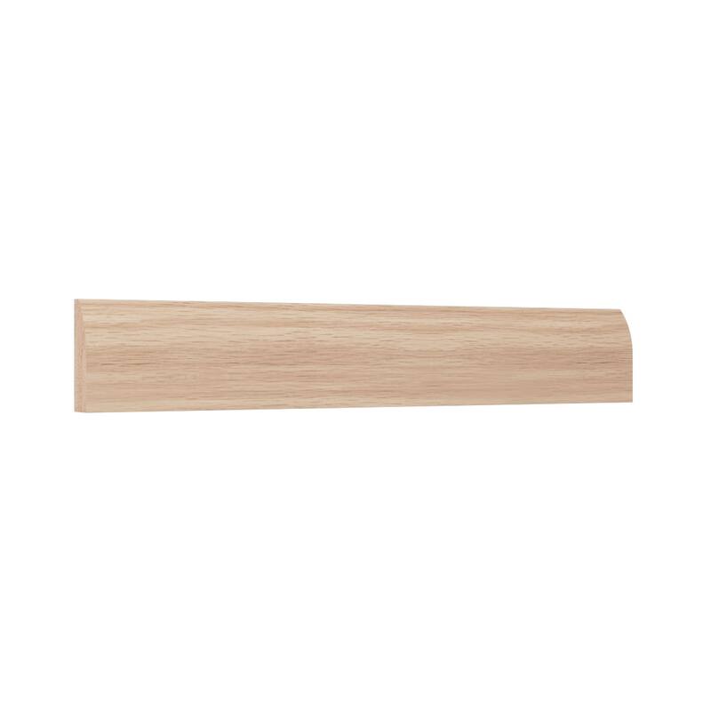 WM827: 3/8-in D x 1-1/4-in W x 96-in L Americraft Solid Hardwood Stain Grade Modern Stop Moulding