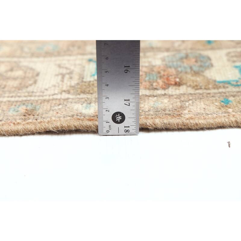 ECARPETGALLERY Hand-knotted Antalya Vintage Copper Wool Rug - 3'5 x 10'8