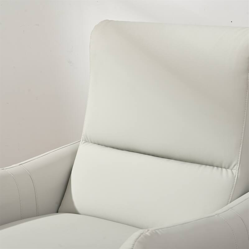 Wall Hugger Power Recliner Chair with USB Port, Electric Reclining Armchair for Small Spaces, PU Leather Sofa for Living Room