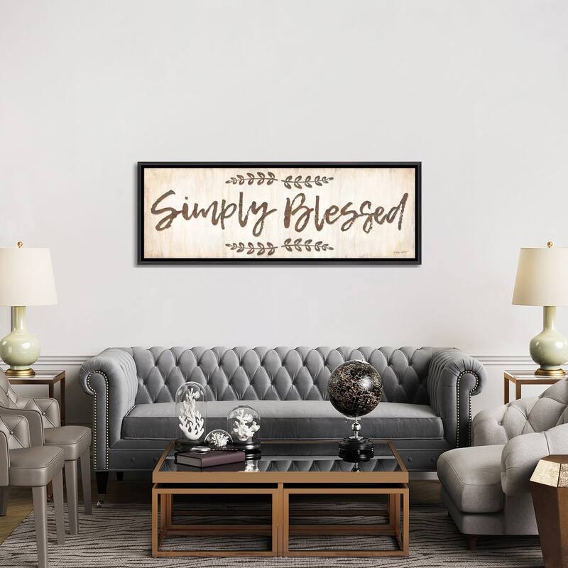 iCanvas "Simply Blessed" by Annie LaPoint Framed