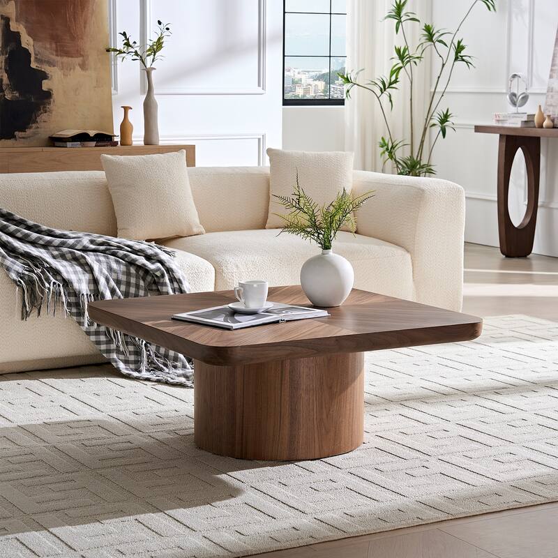 Square Coffee Table, Modern Design for Living Room Use
