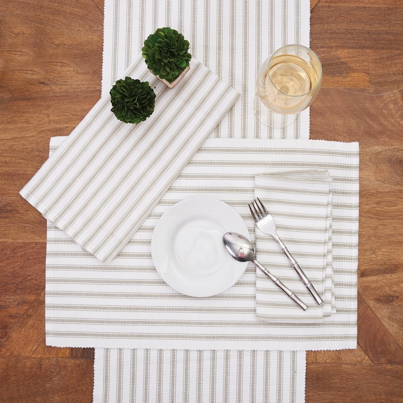 Ticking Stripe Runner