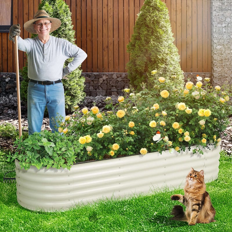 Aoodor Maximum 5' x 3.5' Multiple Combination Raised Garden Bed - N/A