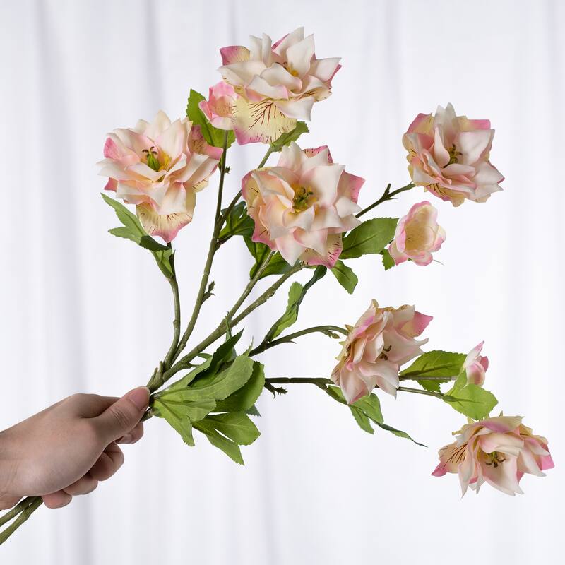 Silk Decorative Artificial Persian Buttercup(Pack of 1 Branch)