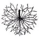 preview thumbnail 1 of 1, Celebrations Orange/Purple 20 in. LED Prelit Shimmering Sphere Halloween Decor