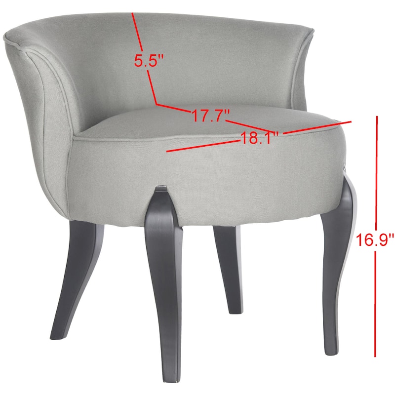 SAFAVIEH Evita Petite Vanity Chair - 23Wx25Dx22H