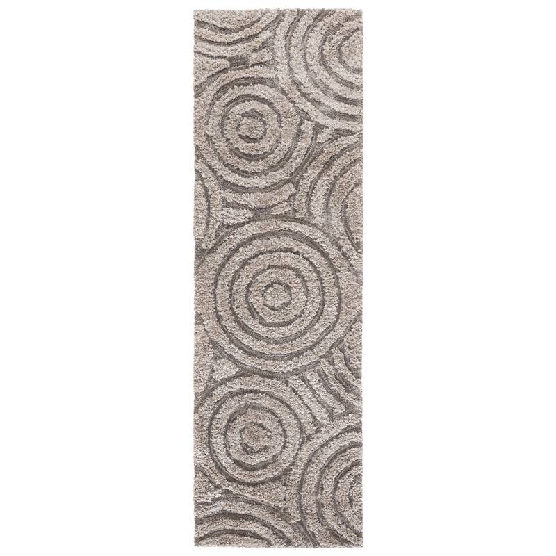 SAFAVIEH Handmade South Beach Daisha Shag Solid Polyester Rug