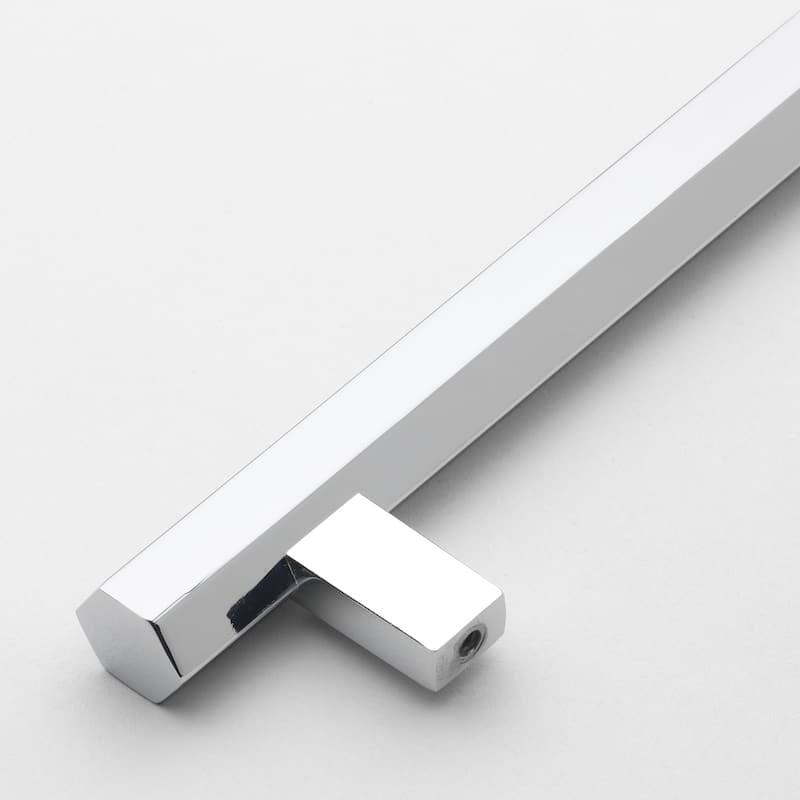 GlideRite 5 in. Center Polished Chrome Hexagon Bar Pulls (5-Pack) - Polished Chrome