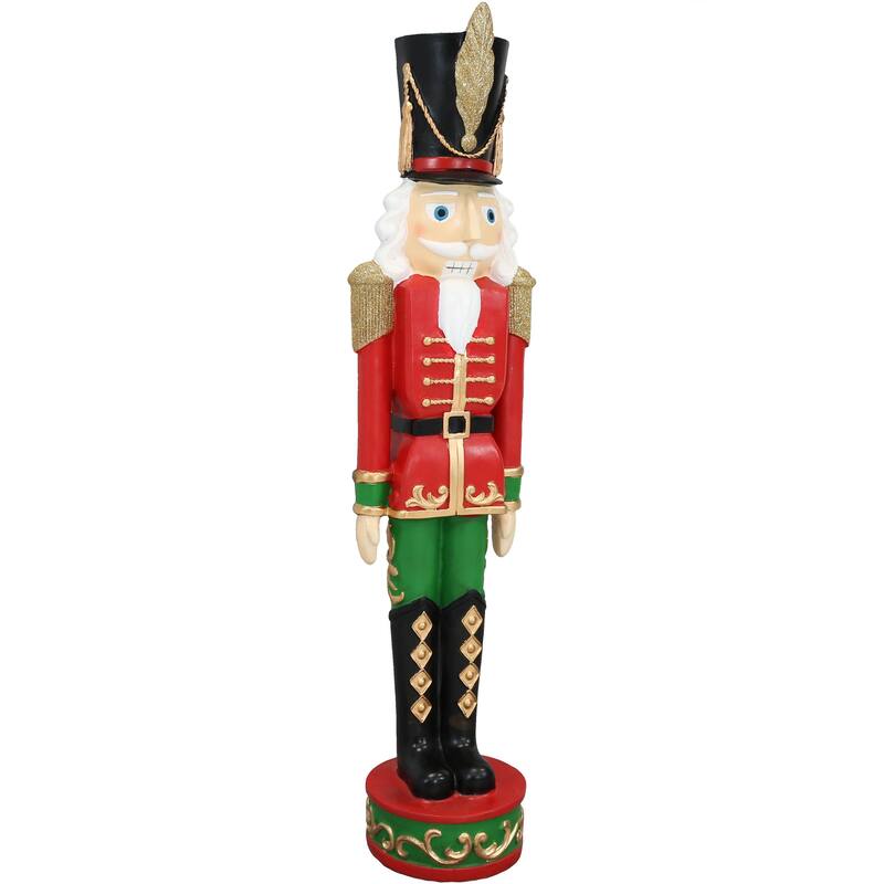 Kristoff the Nutcracker Soldier - 37-Inch Christmas Decor - Polyresin