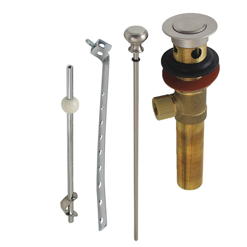 Trimscape Pop-Up Drain with Overflow - Brushed Nickel