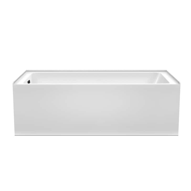 Wyndham Collection WCBTW16632L Grayley 66" Three Wall Alcove Acrylic