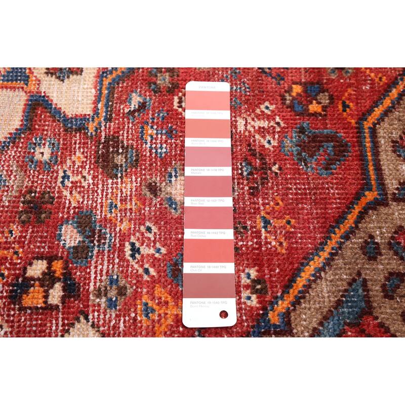 ECARPETGALLERY Hand-knotted Antalya Vintage Red Wool Rug - 6'5 x 9'8