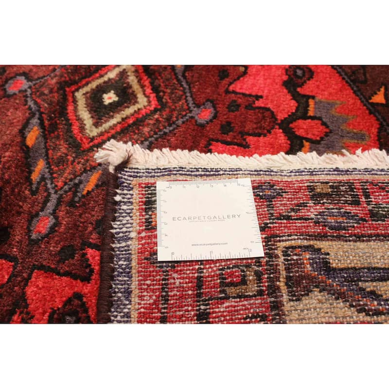 ECARPETGALLERY Hand-knotted Anadol Red Wool Rug - 3'11 x 11'6