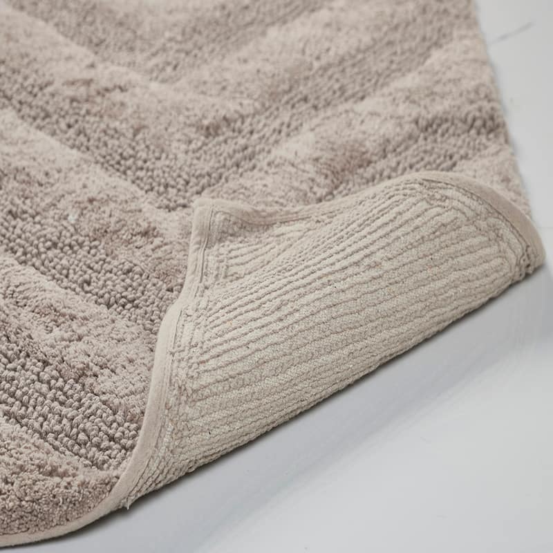 Better Trends Bathroom Rug Set 100% Cotton Tufted Water Absorbent Bath Rug for Shower, Sink Mats Machine Wash Hugo Collection