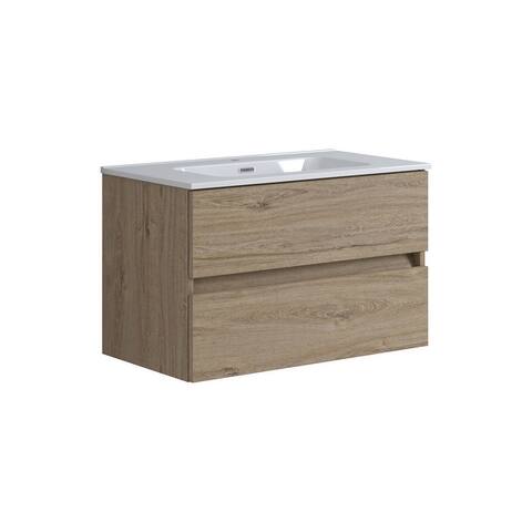 Kora 32" Wall-Mount Bathroom Vanity - Base Only
