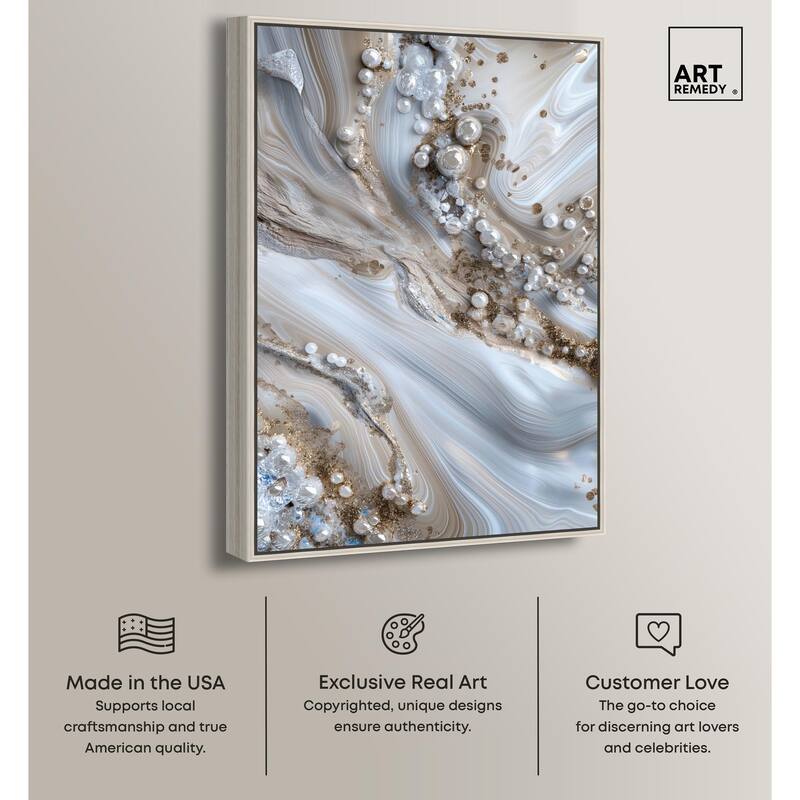 Effervescent Earth Canvas by Art Remedy