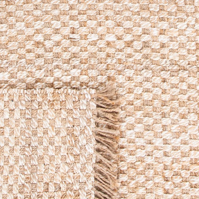 SAFAVIEH Flatweave Natural Fiber Tzipporah Casual Solid Jute Rug