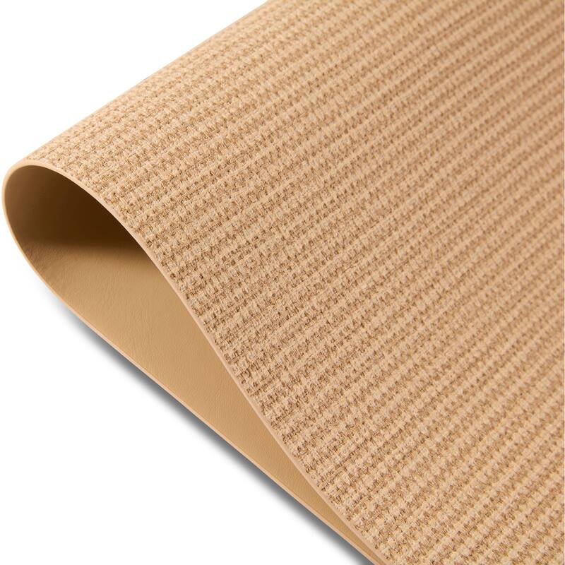 Dainty Home Exeter Premium Vegan Leather Reversible 2 Pattern Rectangular Placemat Set Of 4