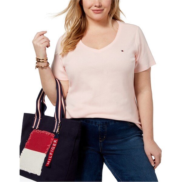 Tommy Hilfiger Womens Ss Basic T-Shirt. Opens flyout.
