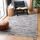 preview thumbnail 5 of 56, SAFAVIEH Handmade Rag Rug Velija Casual Stripe Cotton Rug 10' x 14' - Black/Multi - Rectangle