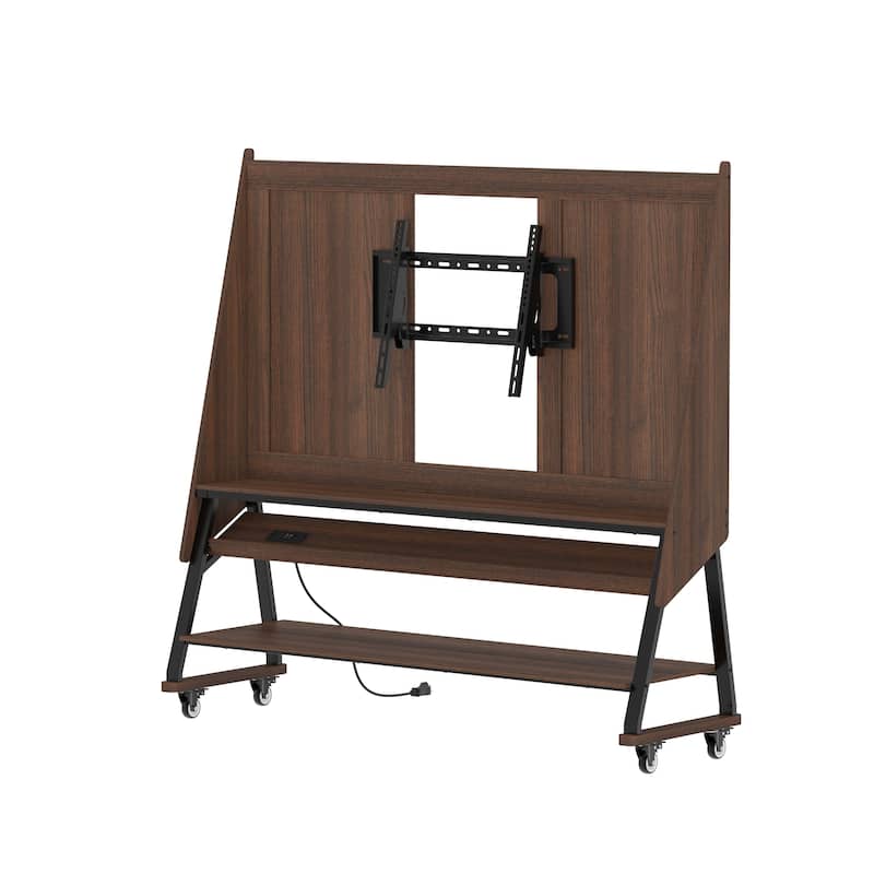 Convenient Mobile TV Stand: Easy - moving Design for Flexible Home Entertainment