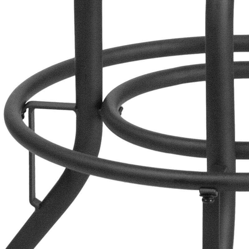 24" Counter Height Stool w/ Swivel Lift LeatherSoft Seat - Kitchen Chair