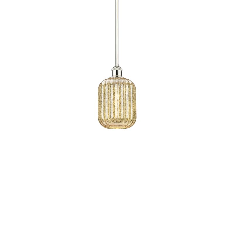 Innovations Lighting 616-1S-12-7 Preston Pendant Preston 7" Wide Mini - Polished Nickel / Mercury