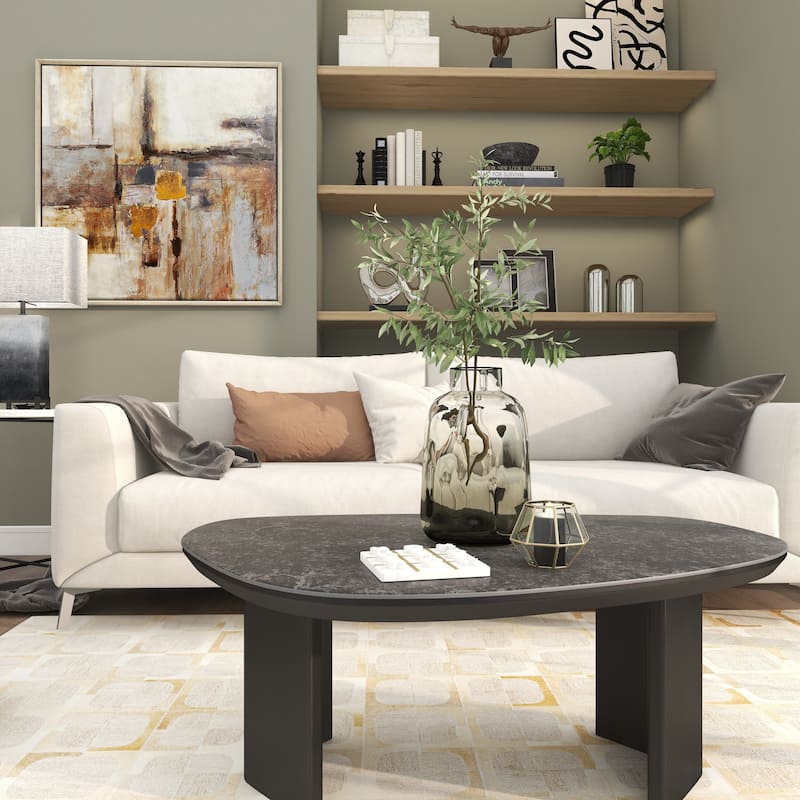 White or Black Marble Tic Tac Toe Game Set with Gold Inlay and Wood Pieces