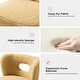 preview thumbnail 3 of 5, Dulcinea Ullna Lambskin Sherpa Upholstery Accent Chair by HULALA HOME