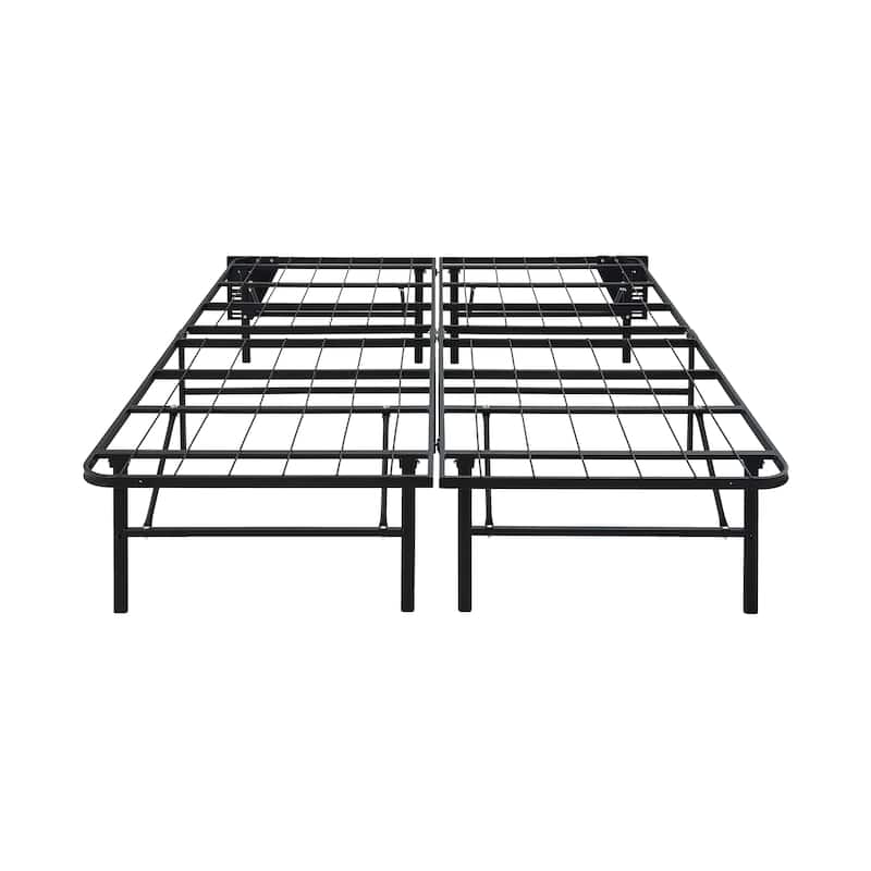 Raven Foldable Metal Platform Bed Frame, Full