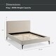 preview thumbnail 8 of 15, New Heights Dillon Upholstered Bed with Metal Legs