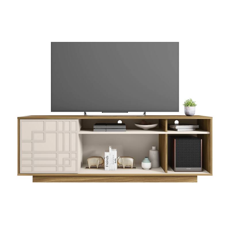Techni Mobili Contemporary TV Stand for TVs Up to 70in, Oak