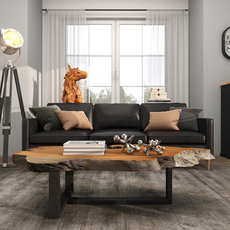 Brown Teak Wood Handmade Head Horse Decorative Sculpture with Layered Woodchip Pieces