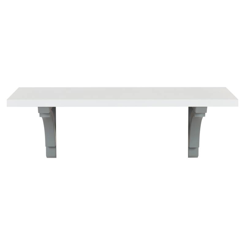 Kate and Laurel Corblynd Traditional Wood Wall Shelf