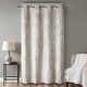 preview thumbnail 23 of 70, SunSmart Mirage Knitted Jacquard Total Blackout Grommet Window Curtain Panel