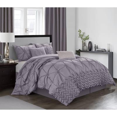 Nanshing Zalie Pleated 7-Piece Comforter Set