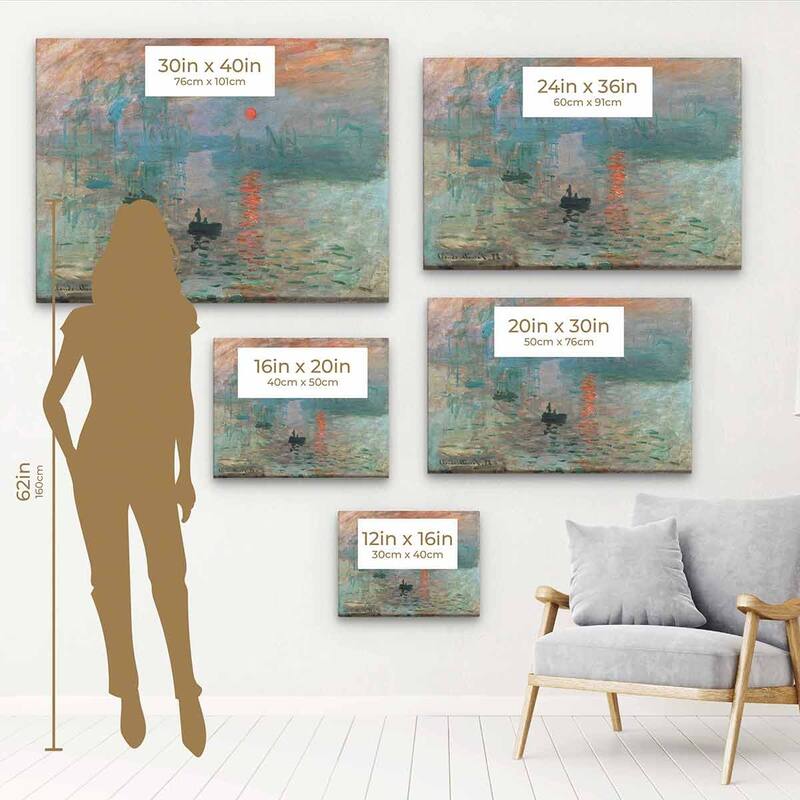 Multi Sunrise Wall Art Canvas 0447