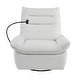 preview thumbnail 16 of 26, Genuine Italian Leather Match Power Swivel Rocker Recliner (Set of 2)